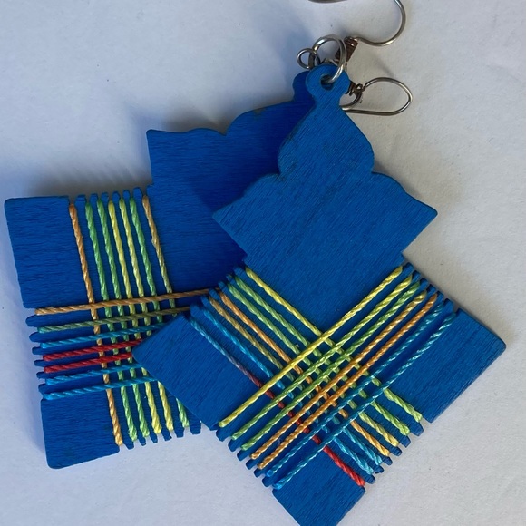 Handcrafted custom designed wooden earrings ✨ Limited Sales Buy 2 get 1 free - Picture 3 of 8